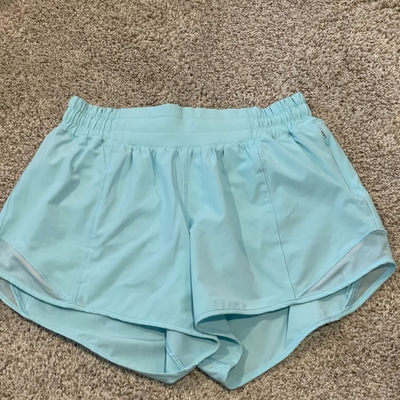 Lululemon Hotty Hot Short in Hydra Blue *Long 4" High Rise - Picture 1 of 6